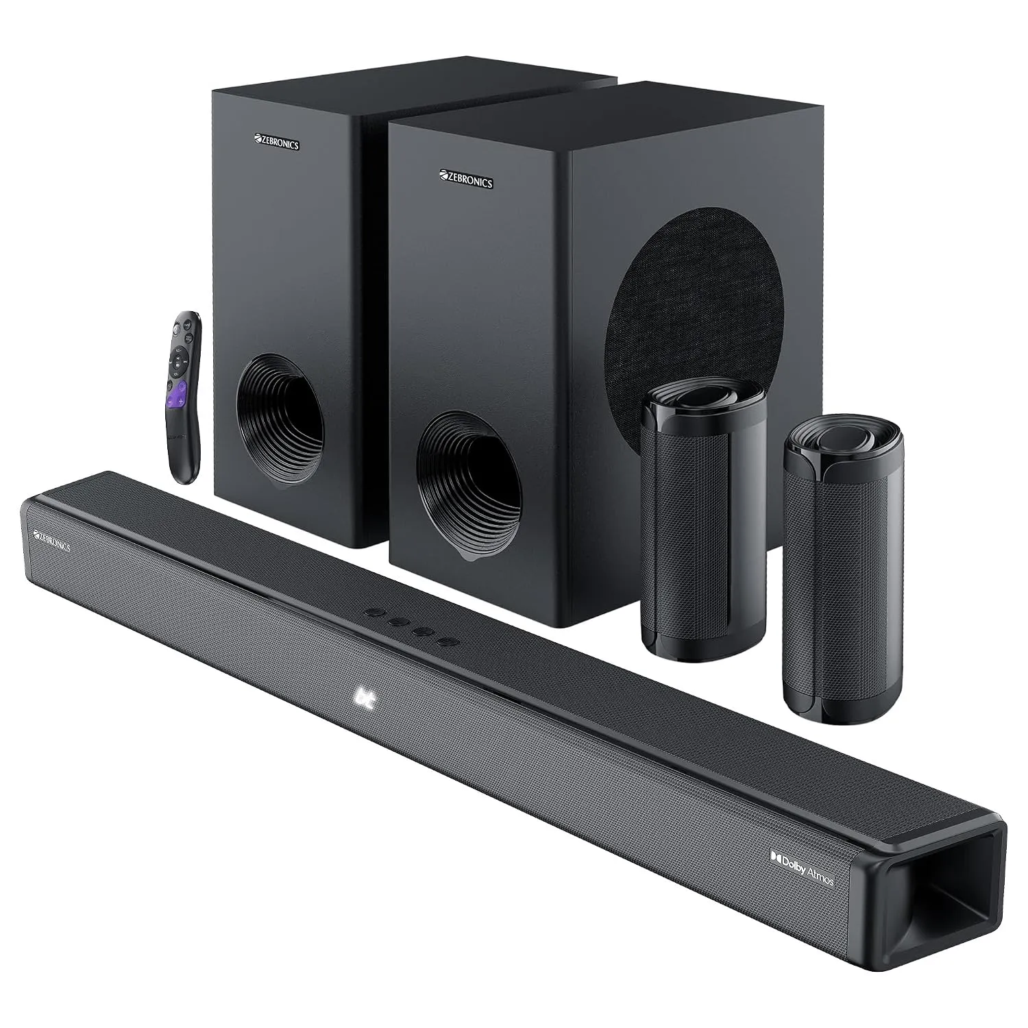 Zebronics Controller Buttons Hear Every Detail: 5 Elite Home Theatre Speakers Designed For Serious ...