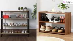 Wooden Shoe Racks on Amazon