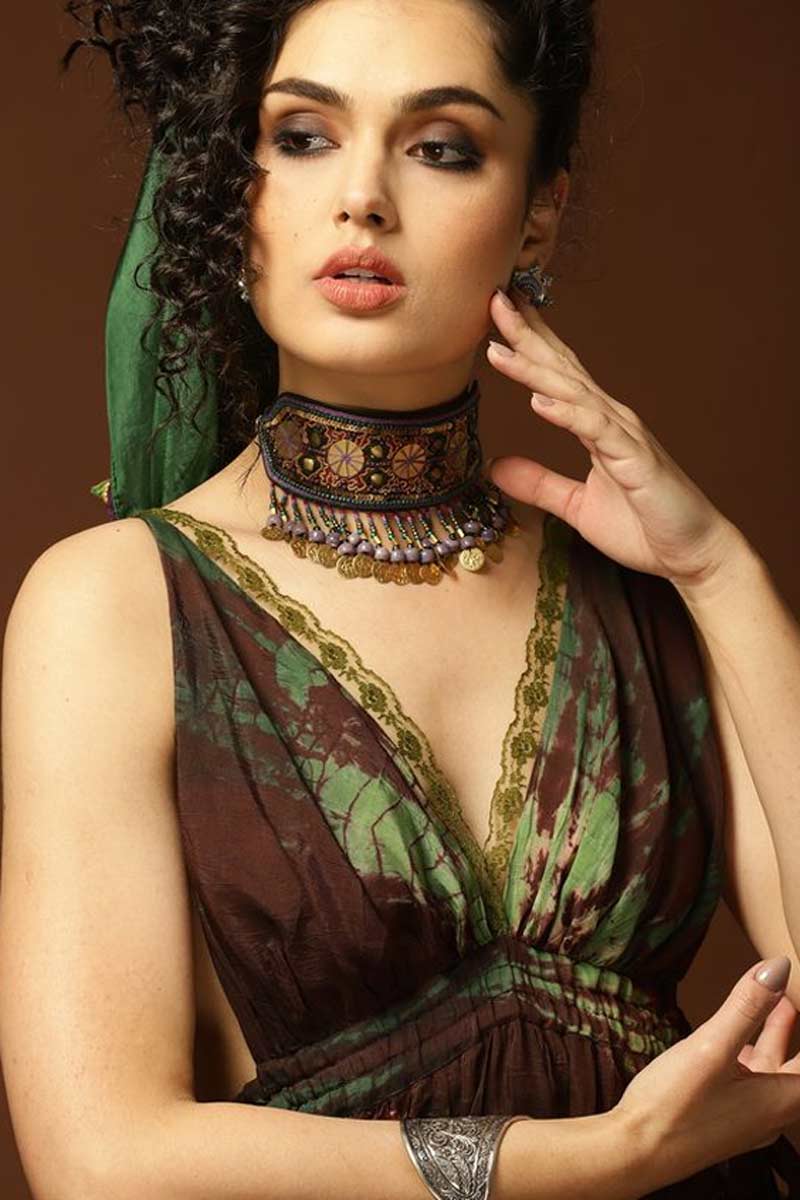 Antique Tassel Choker Necklace Design