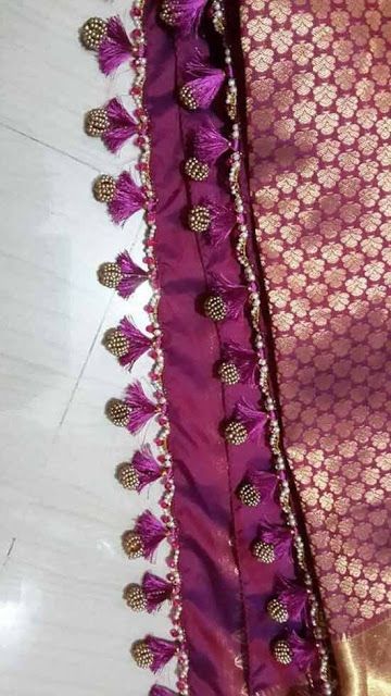 Latkan Saree Kuchu Design