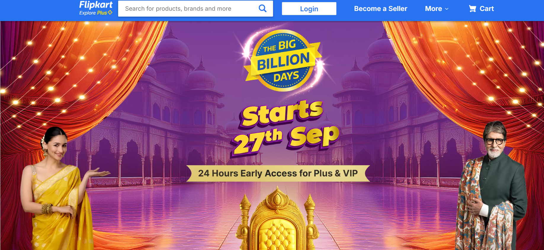 flipkart big billion days sale