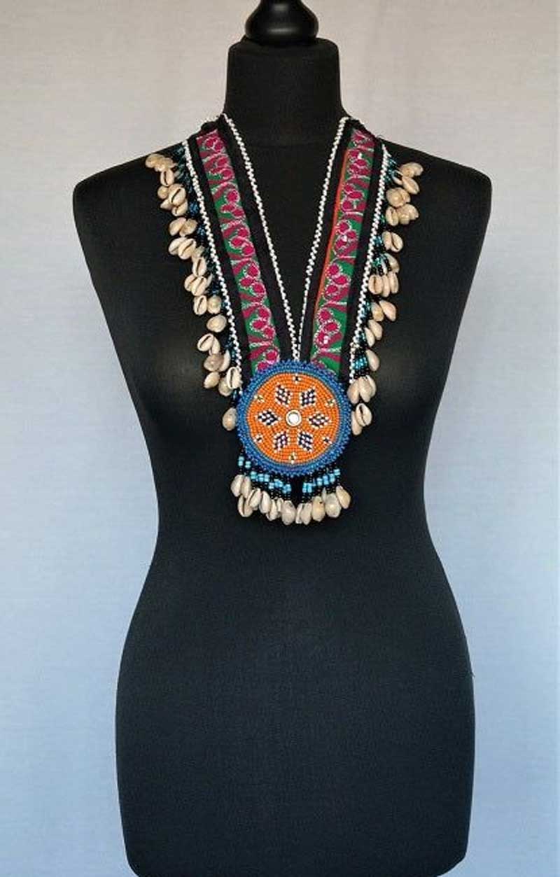Long Trendy Statement Necklace Design