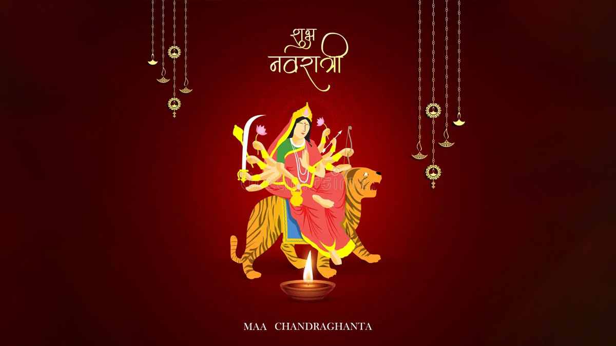 3rd Day of Navratri 2024 Today’s Colour, Maa Chandraghanta Story and