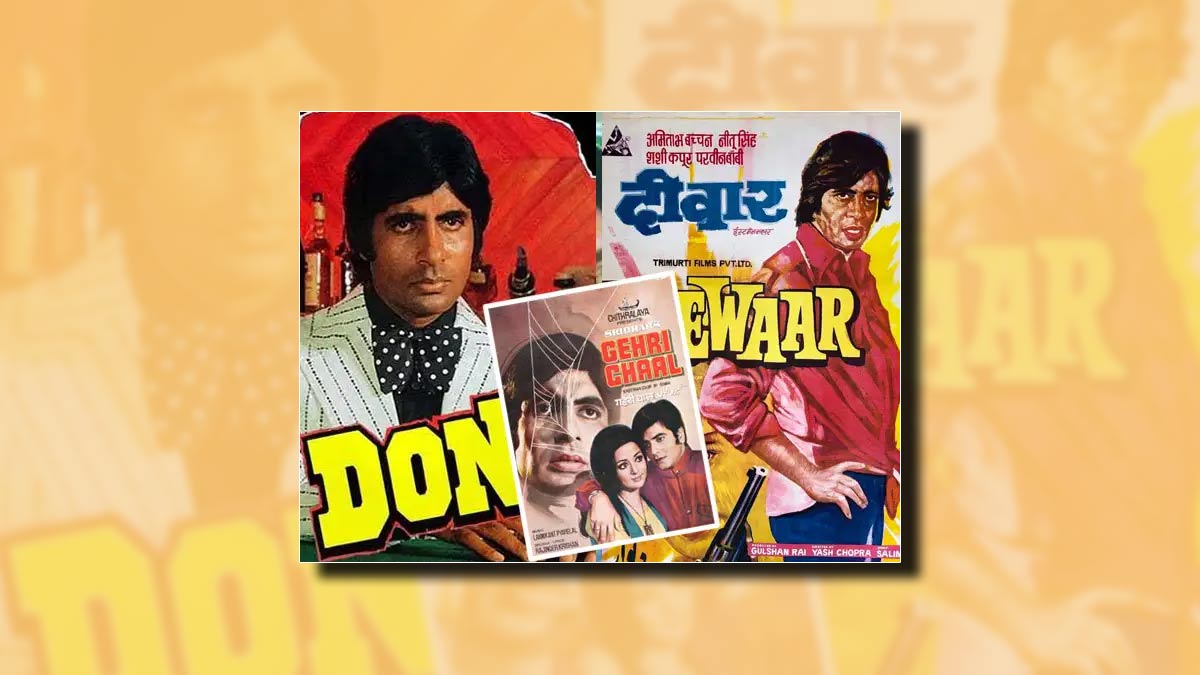 Amitabh Bachchan's Birthday: 5 Anti-Hero Roles That Made Him Bollywood's Angry Young Man