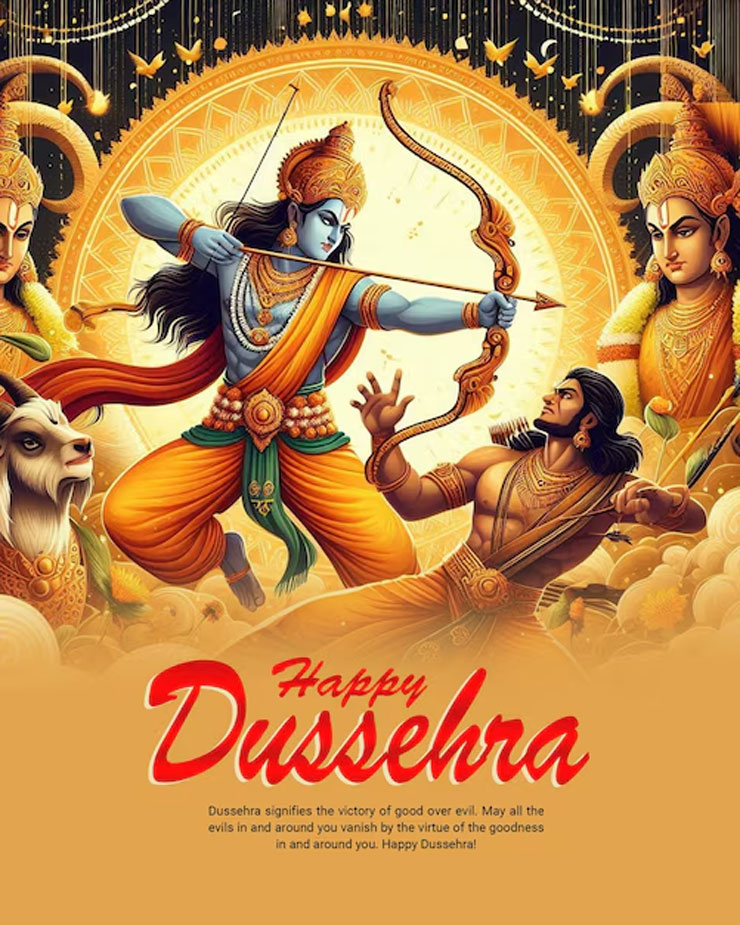 Happy Dussehra 2024 Top 20+ Wishes, Messages, Quotes, Greetings