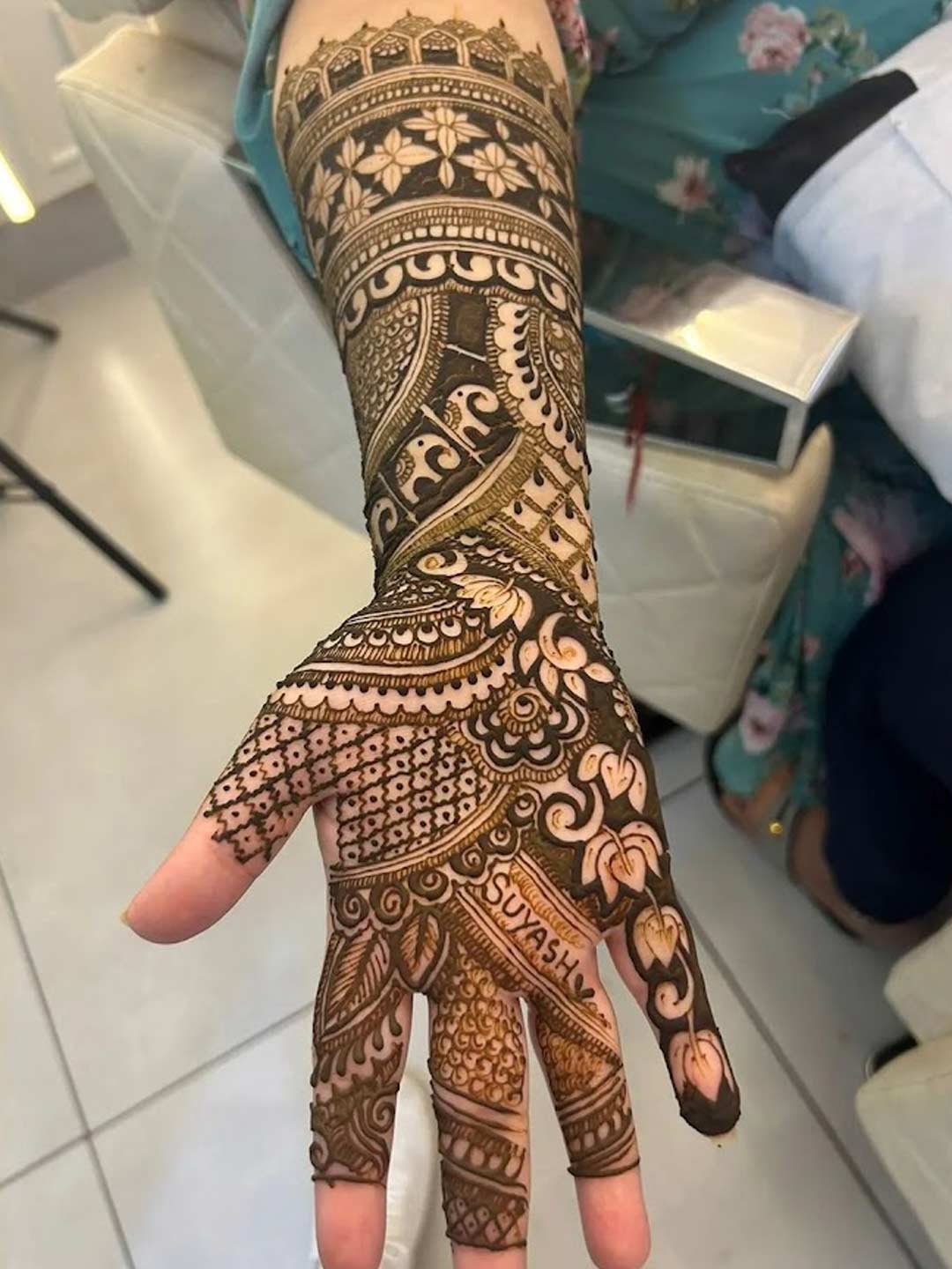 Full Hand Mehndi Design
