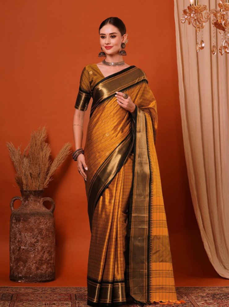 Zari Banarasi Silk Saree Design