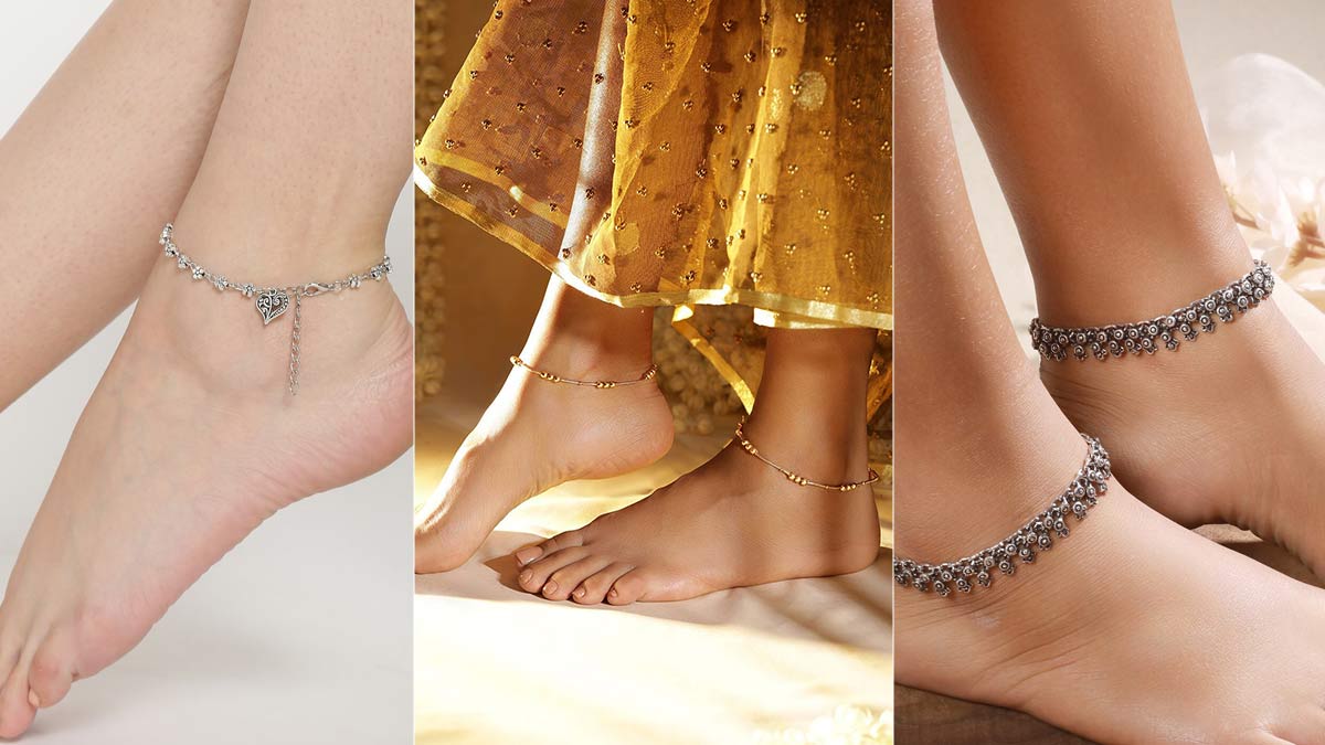 5 Chic Silver Anklet Designs To Accessorise Your Karwa Chauth Outfits HerZindagi