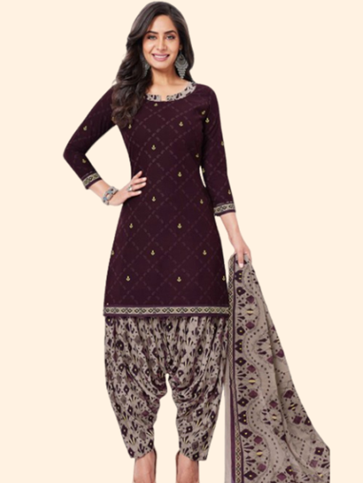 Ethnic Motifs Printed Punjabi Suit