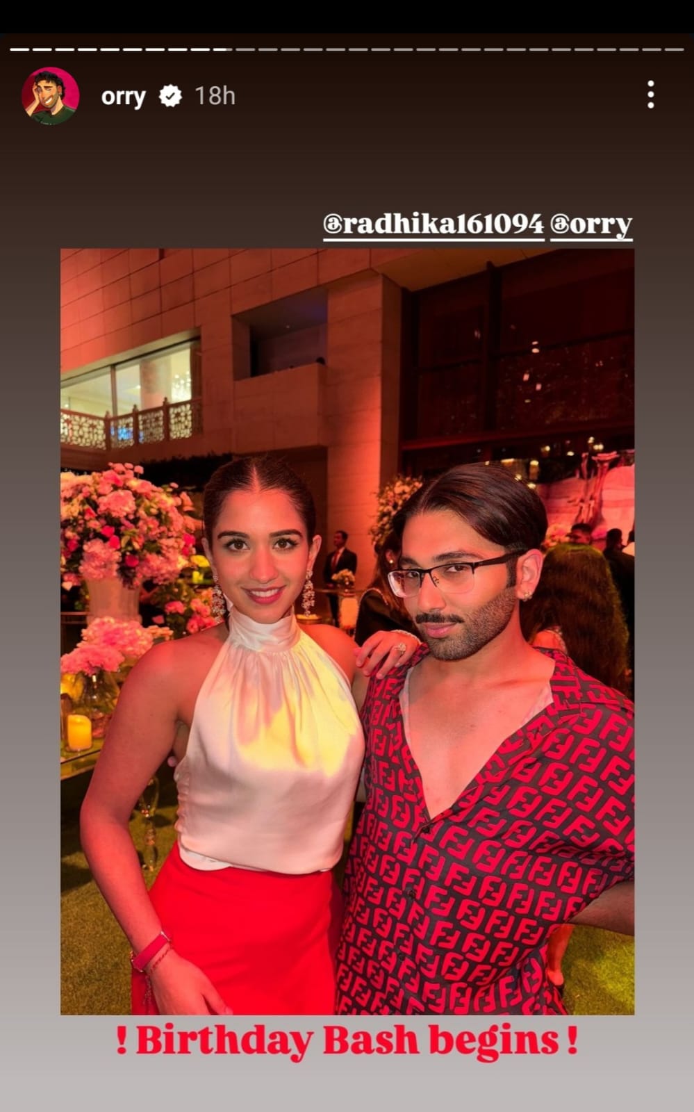 Radhika Merchant's Birthday Bash