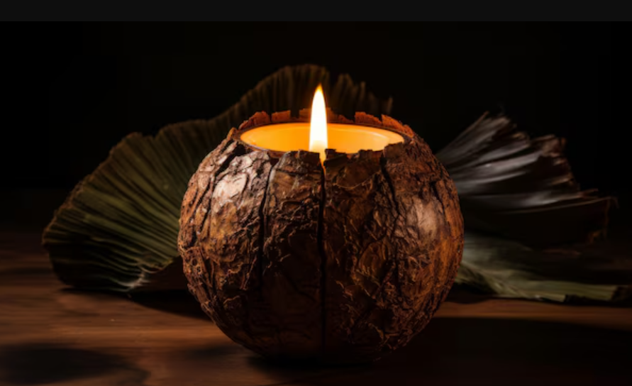 COCONUT DIYA SHELL