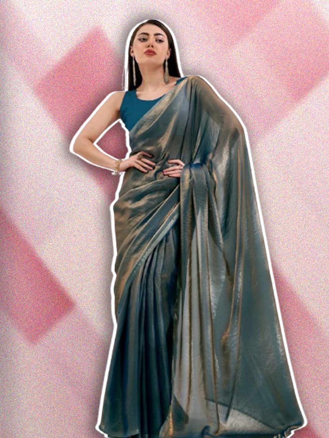 Shimmery Organza Saree