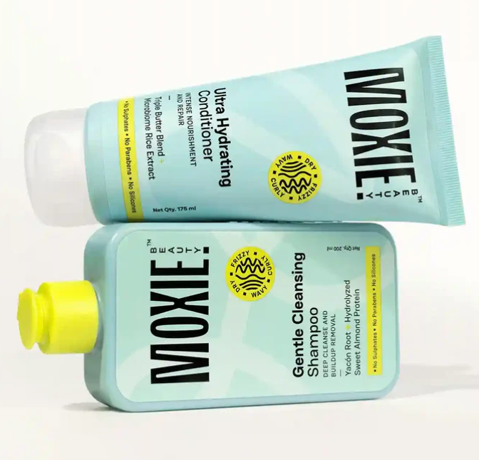 moxie hair care range