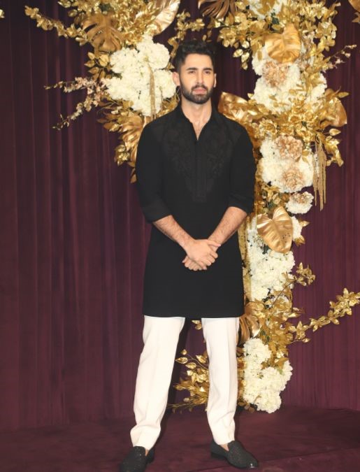 Lakshya In A Black And White Kurta Pyjama