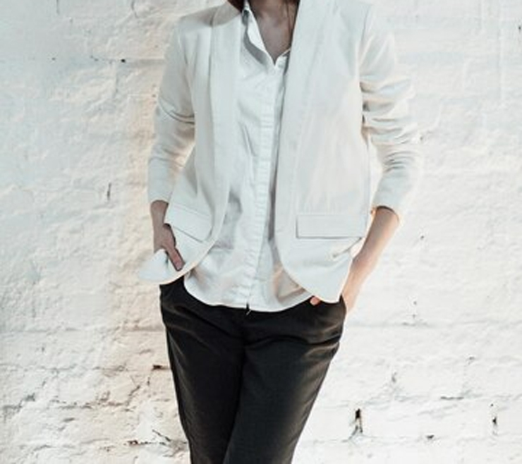 Long White Shirt With A Traditional Coat