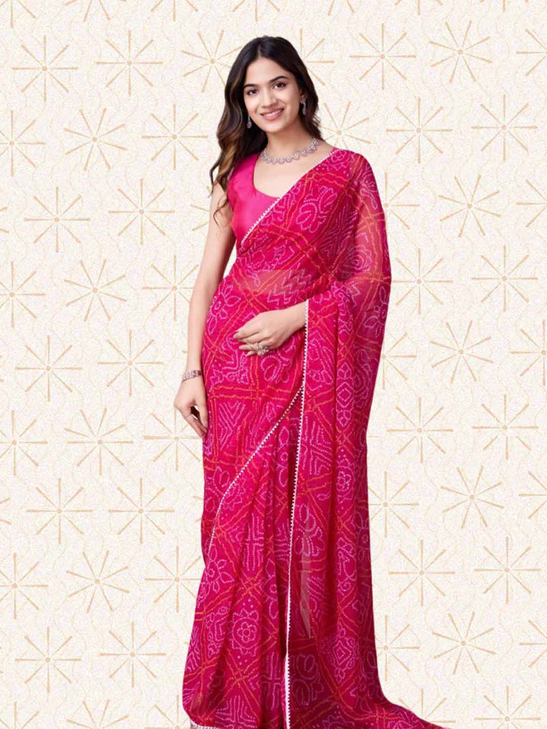Net Sequin Designer Saree