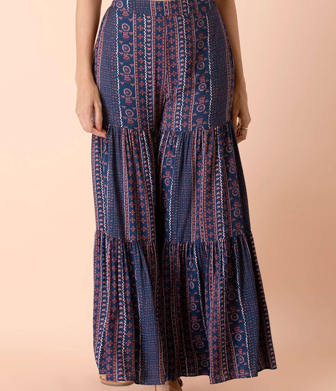 Tiered Pant Palazzo Mohri Design