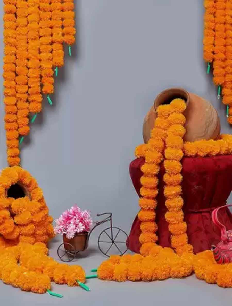 Diwali 2024 Corner Decor Ideas with Garlands of Flowers