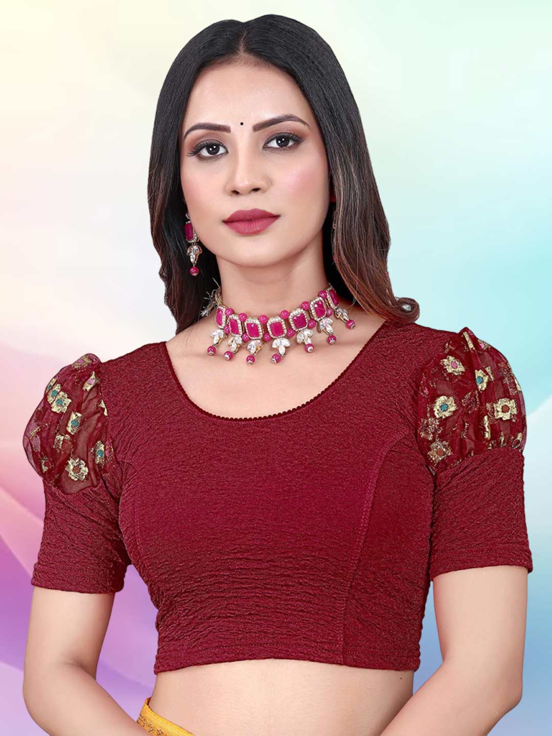 Puff Sleeve Blouse Design