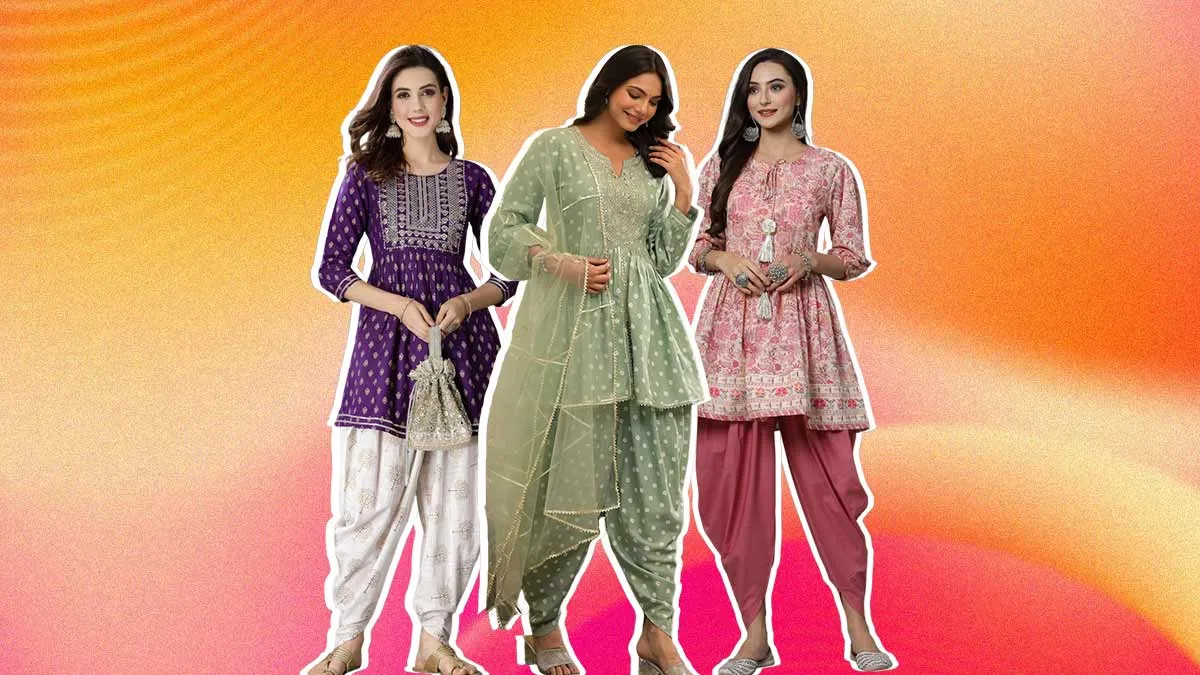 dhoti salwar suits for diwali
