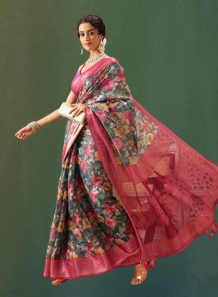 Banarasi Cotton Saree Design