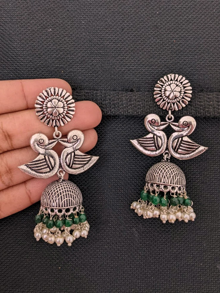 swan earrings