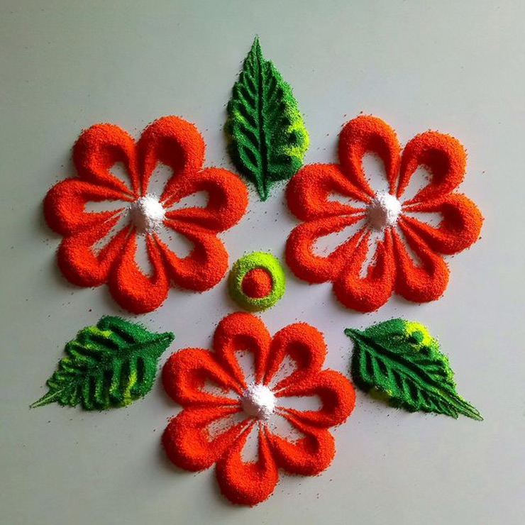 Minimal Rangoli Design