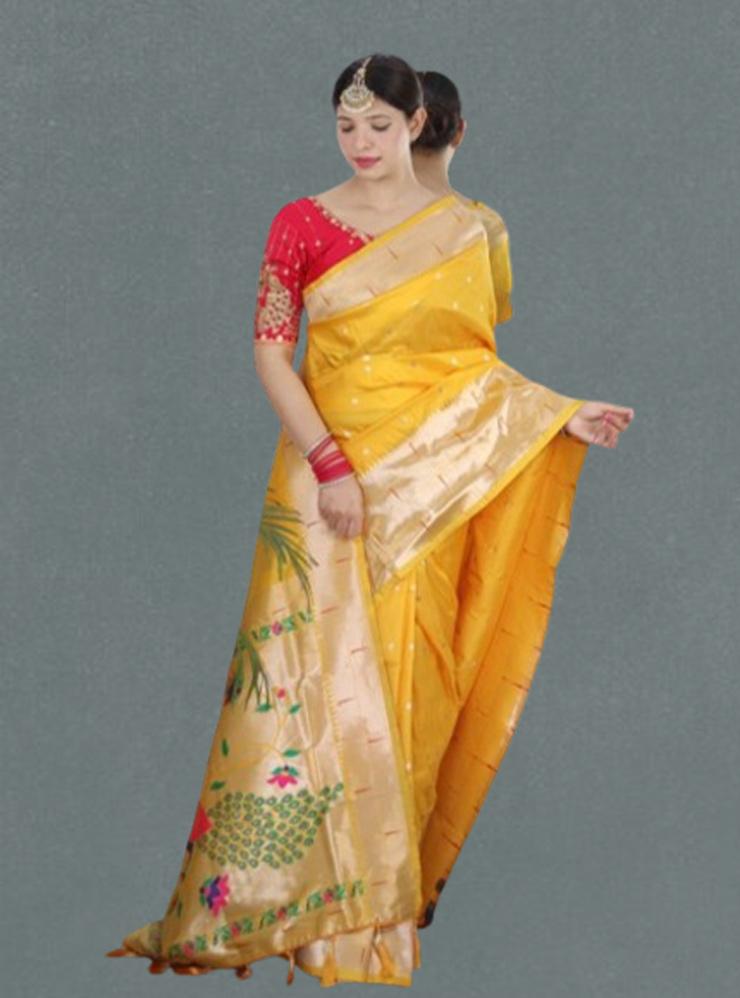 Paithani Madhubani Saree Design