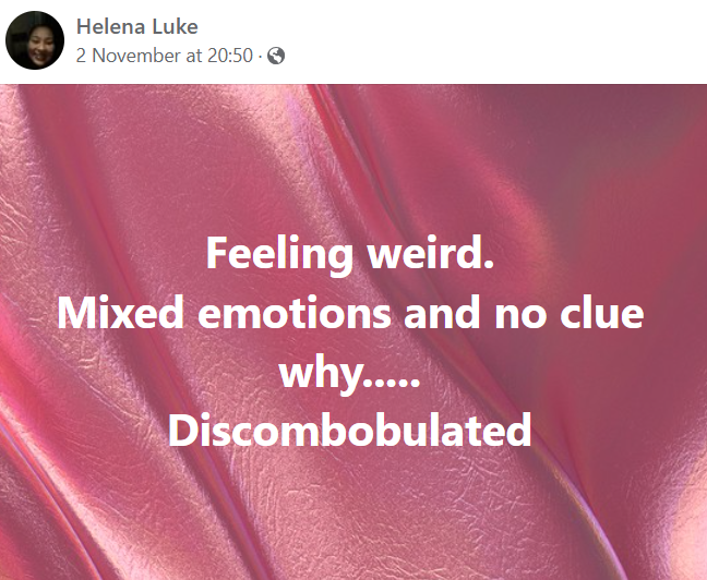helena luke FB Post