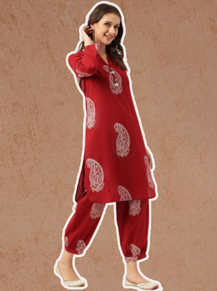 Paisley Patiala Suit Design