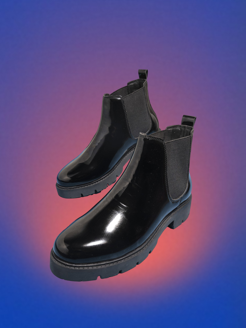 Black Flat Boots