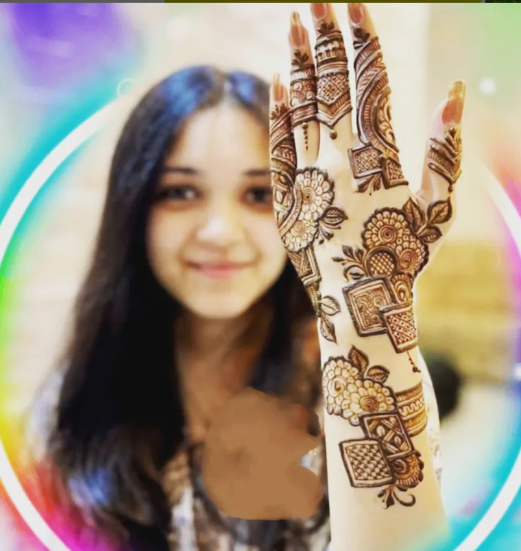 Geometric Arabic Mehndi Design