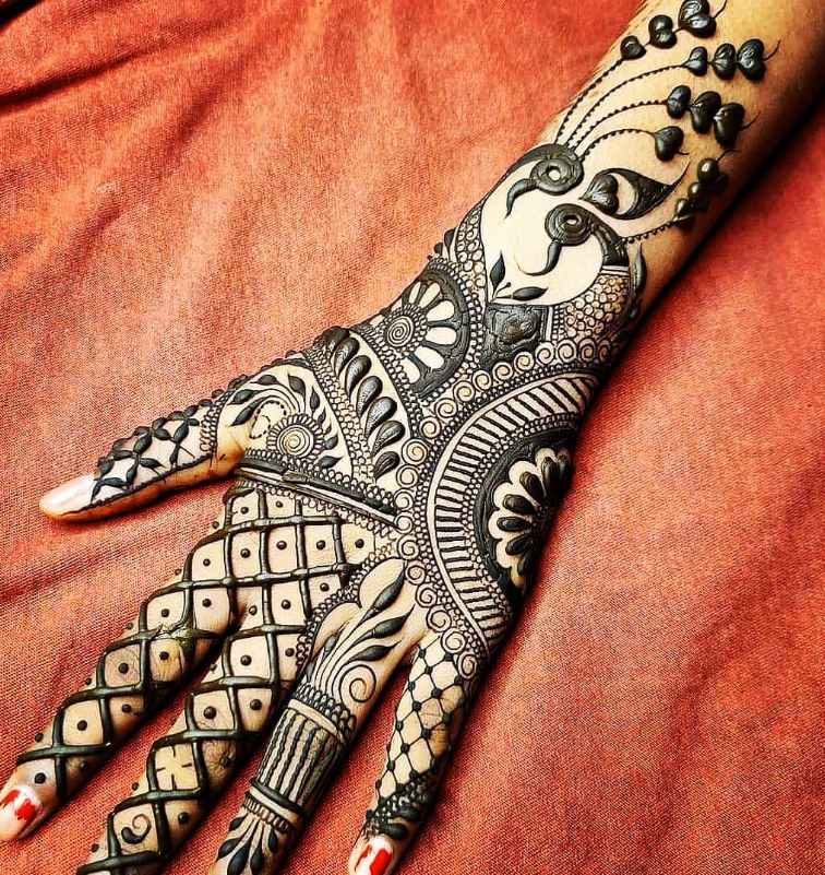 modern arabic mehndi design