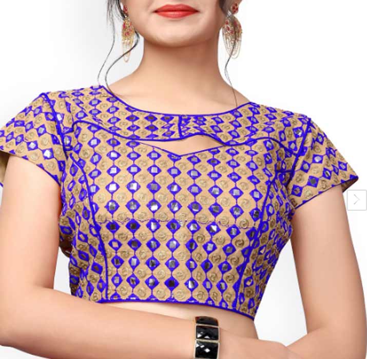 Mirrorwork Blouse Embroidery Design