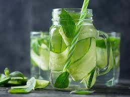 cucumber and mint