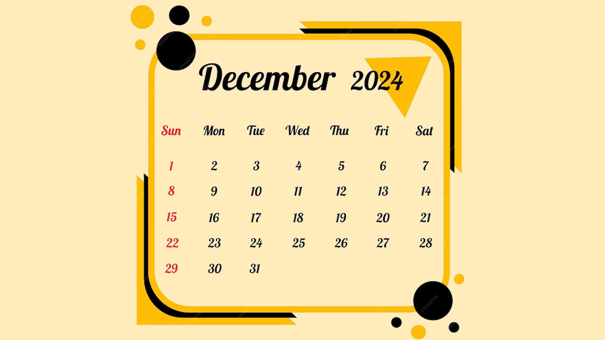 Hindu Festival Calendar December 2024 Full List Of Important Tithis