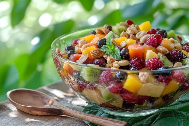 fruit and nut salad