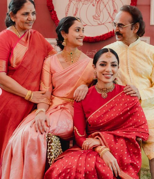 sobhita family potrait