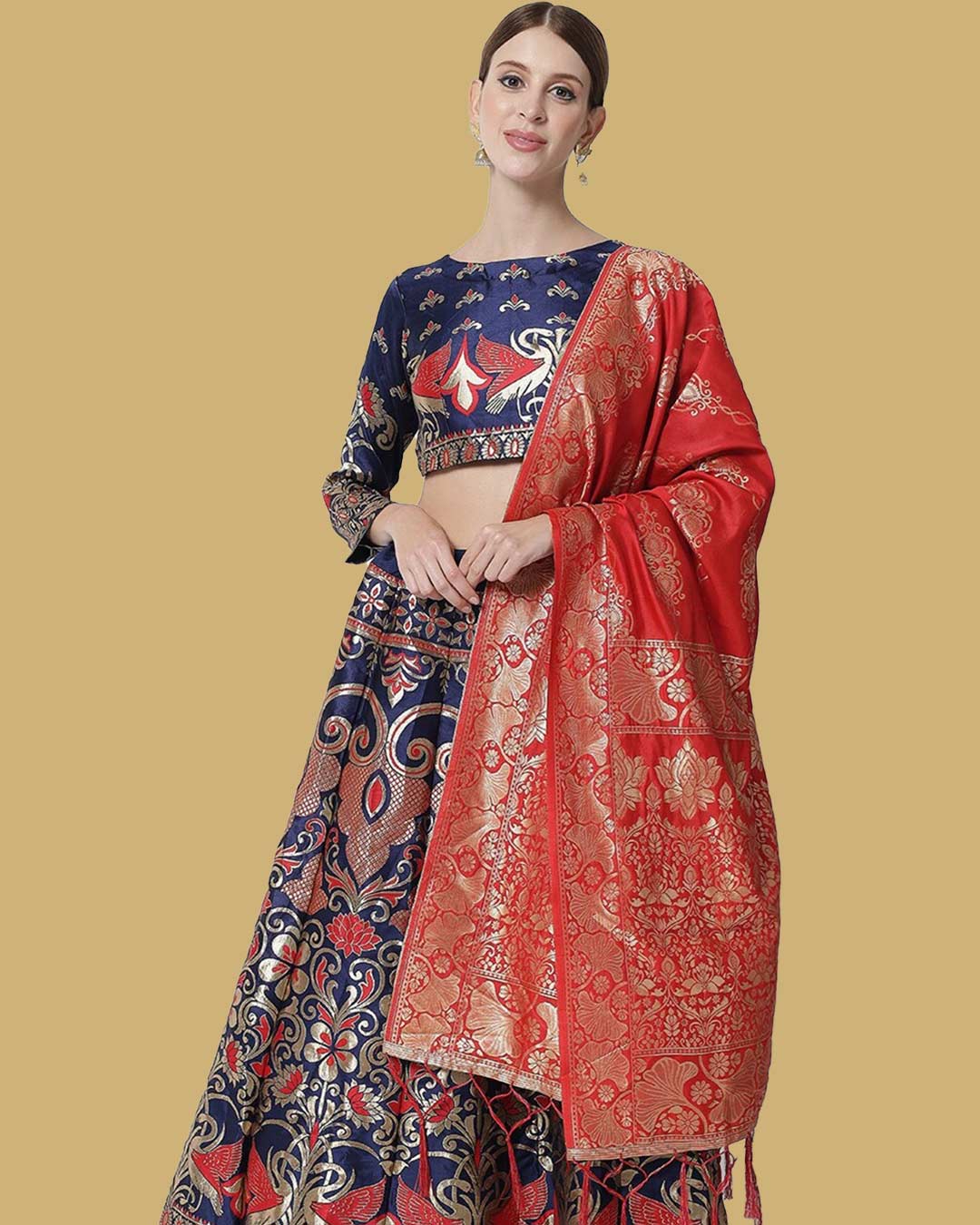 Art Silk Long Blouse Design