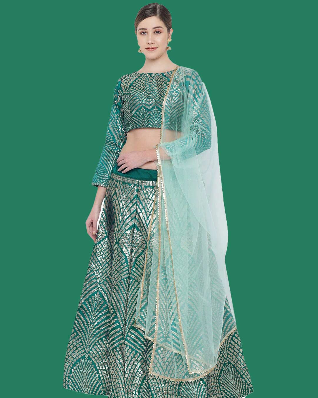 Banarasi Silk Long Blouse Design