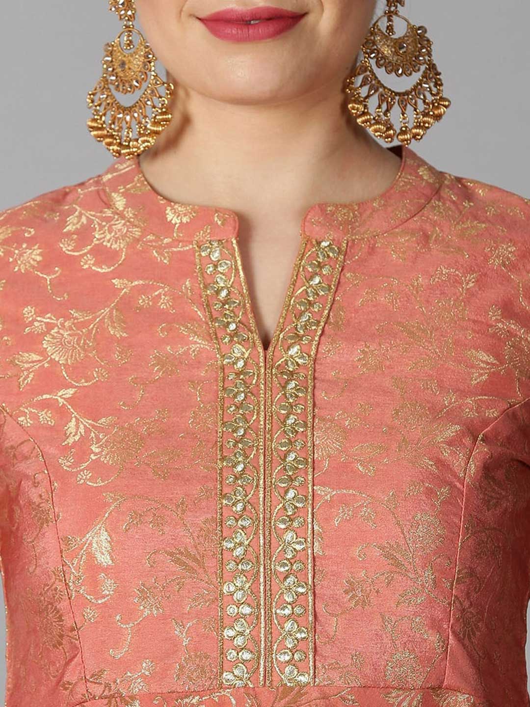 Collar Banarasi Suit Neck Design