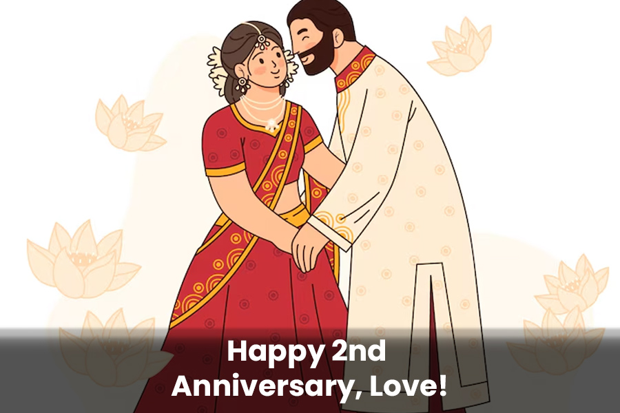 Happy 2nd Wedding Anniversary Image