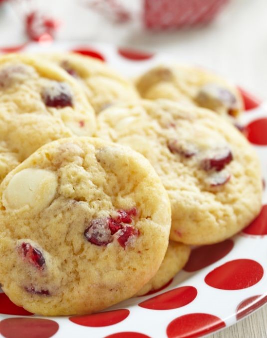 Cranberry White Chocolate Chip Cookies