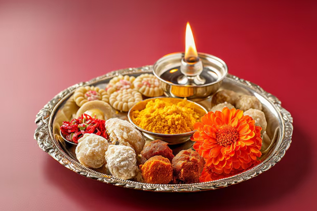 Light A Lamp With Sesame Seeds And Oil