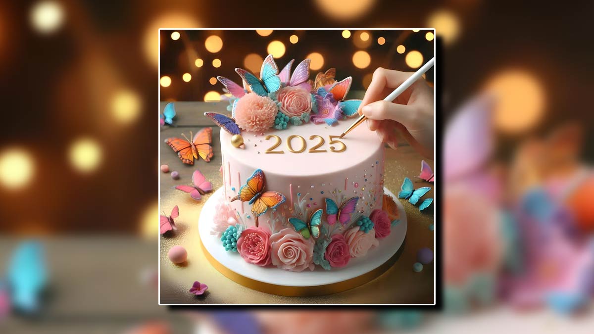 New Year Cake Designs 2025 5 Unique Ideas To Leave Your Guests Floored