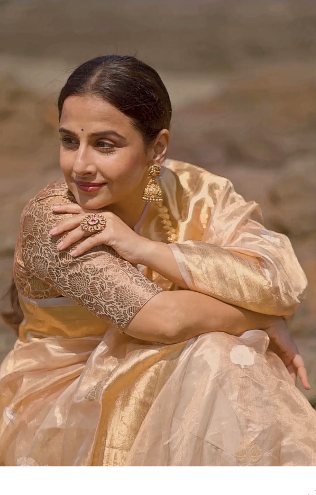 Golden Tissue Pure Silk Banarasi Saree