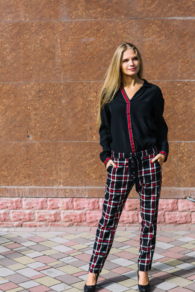 plaid pants