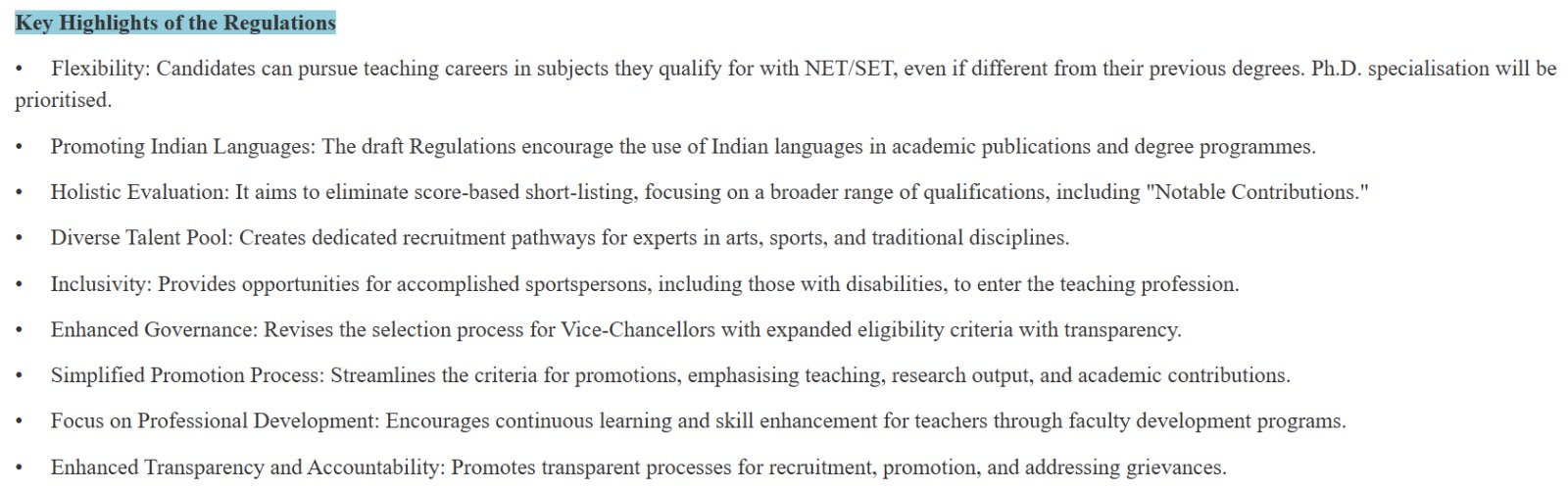 UGC Draft Norms 2025 Key Highlights