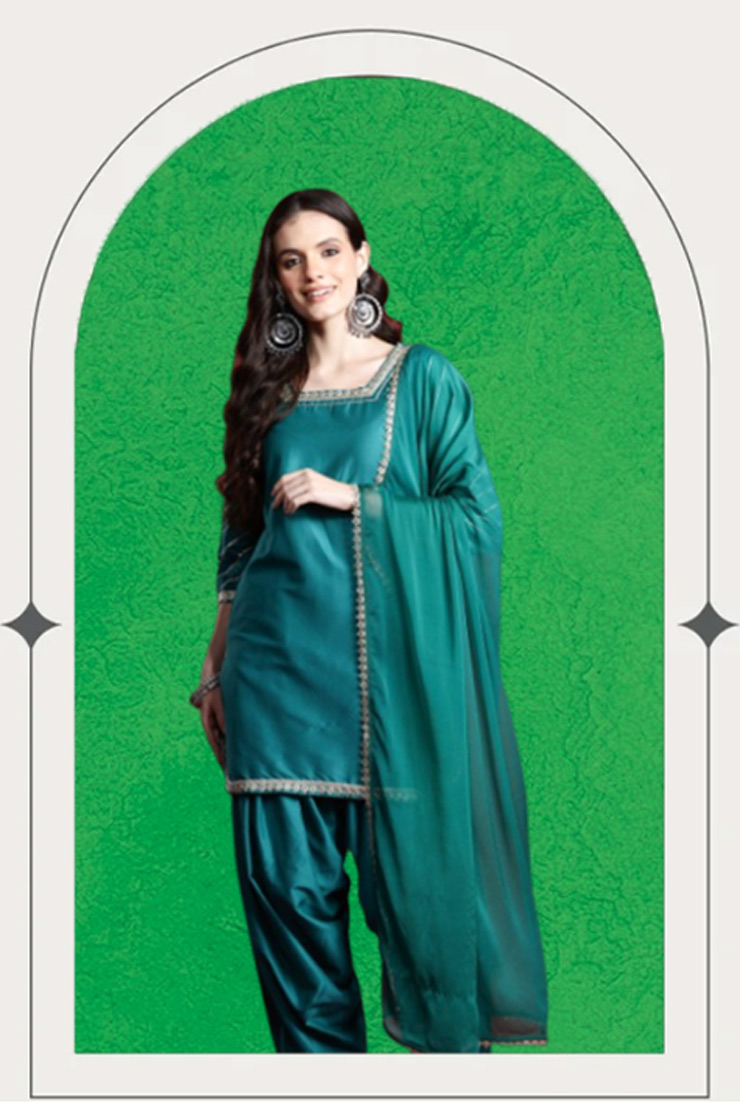 Gotta Patti Punjabi Suit Design