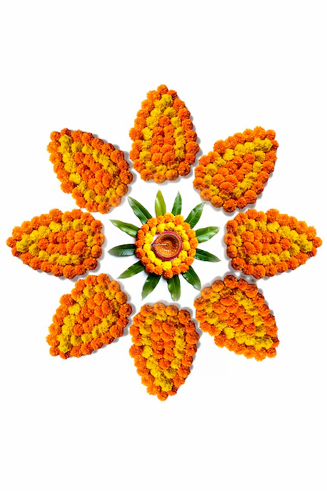 Floral Rangoli Design